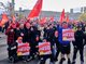 Warnstreik Mercedes-Benz AG Standort Sindelfingen Frueh- und A-Schicht
