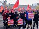 Warnstreik Mercedes-Benz AG Standort Sindelfingen Frueh- und A-Schicht