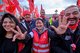 Warnstreik Mercedes-Benz AG Standort Sindelfingen Frueh- und A-Schicht