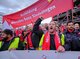 Warnstreik Mercedes-Benz AG Standort Sindelfingen Frueh- und A-Schicht