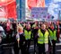 Warnstreik Mercedes-Benz AG Standort Sindelfingen Frueh- und A-Schicht