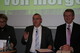 Moderatorin Uschi Götz, Frank Iwer von der IG Metall und Vorstandsmitglied Prof. Dr. Thomas Weber