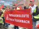 Warnstreik in Feuerbach