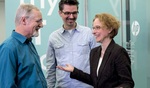 Betriebsratsmitglieder aus Böblingen, Annette Maier (r.) Betriebsratsmitglieder aus Böblingen, Annette Maier (r.)