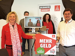Digitaler Warnstreik in der Daimler Zentrale Digitaler Warnstreik in der Daimler Zentrale